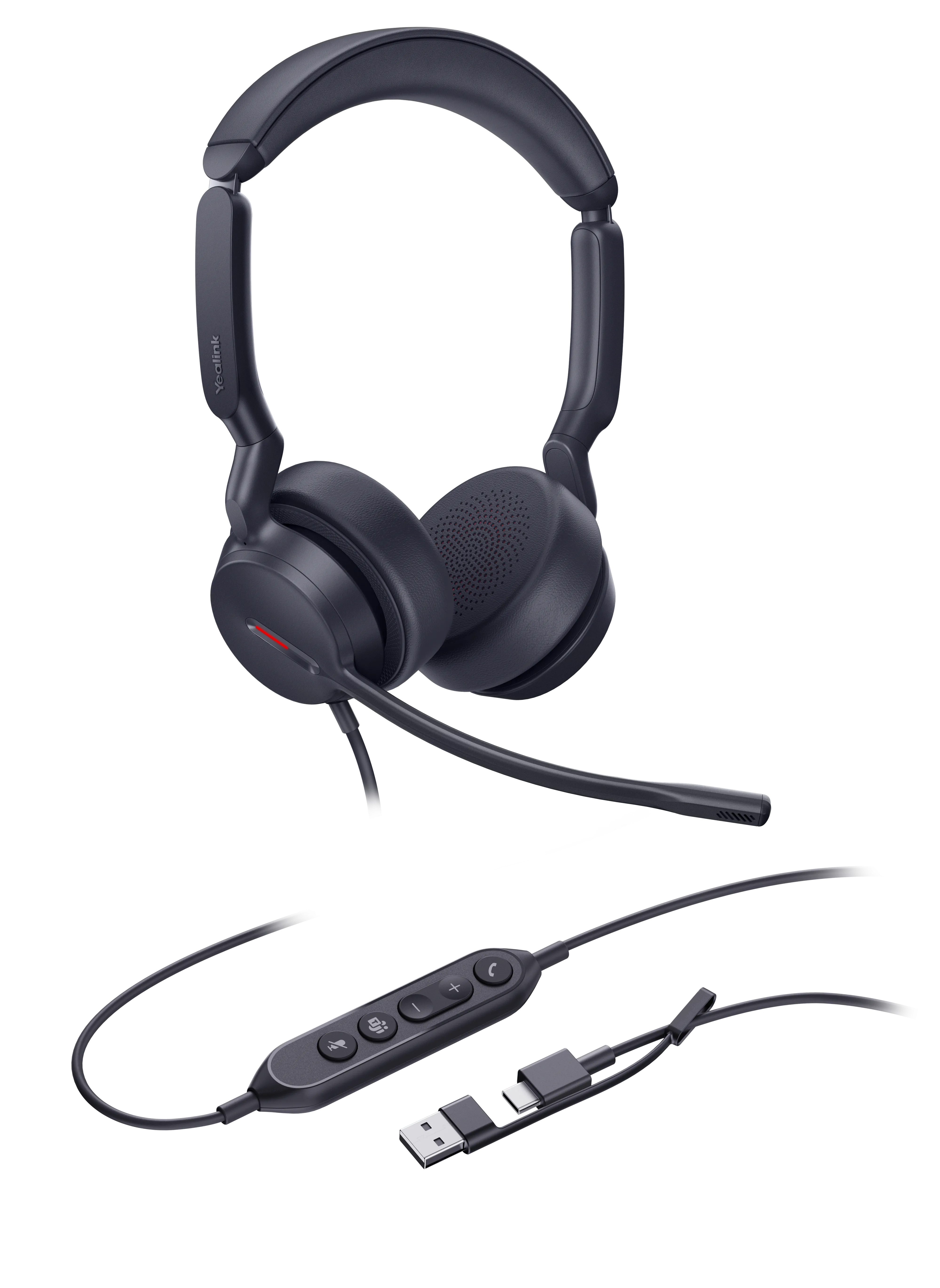 Yealink UH44 Dual Teams USB-C/A headset - Image 1